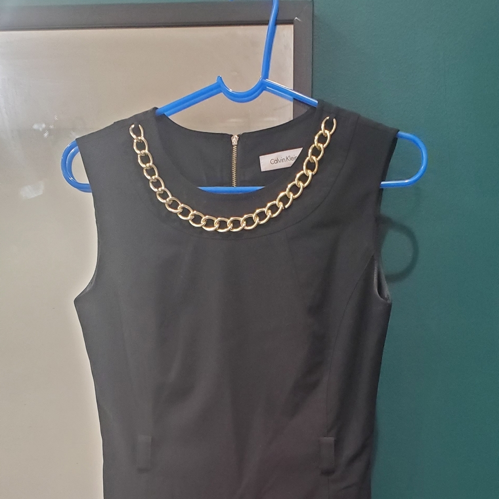 Black Calvin Klein dress
